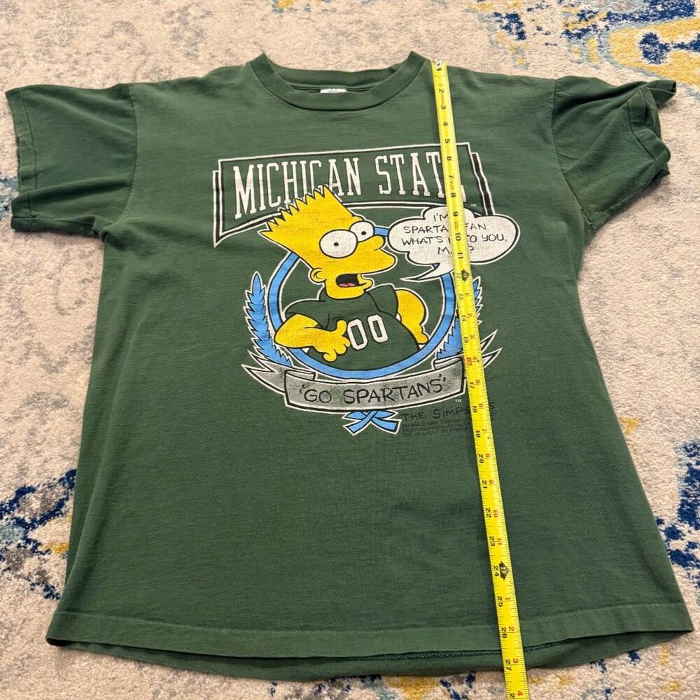 Vintage Michigan State Bart Tee - Picture 8 of 8